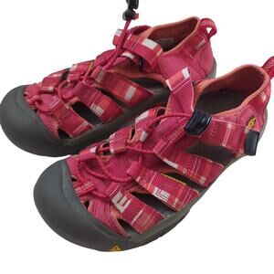 Keen Footwear Kids Strappy Waterproof Newport H2 Hydro Sandals Pink Girls US 3
